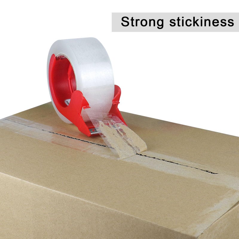 BOMEI PACK Silent Packing Tape, 2.4Mil x 1.88â€ x 110yds, Heavy Duty Clear Packaging Tape for Moving Boxes, 6 Rolls - Image 5